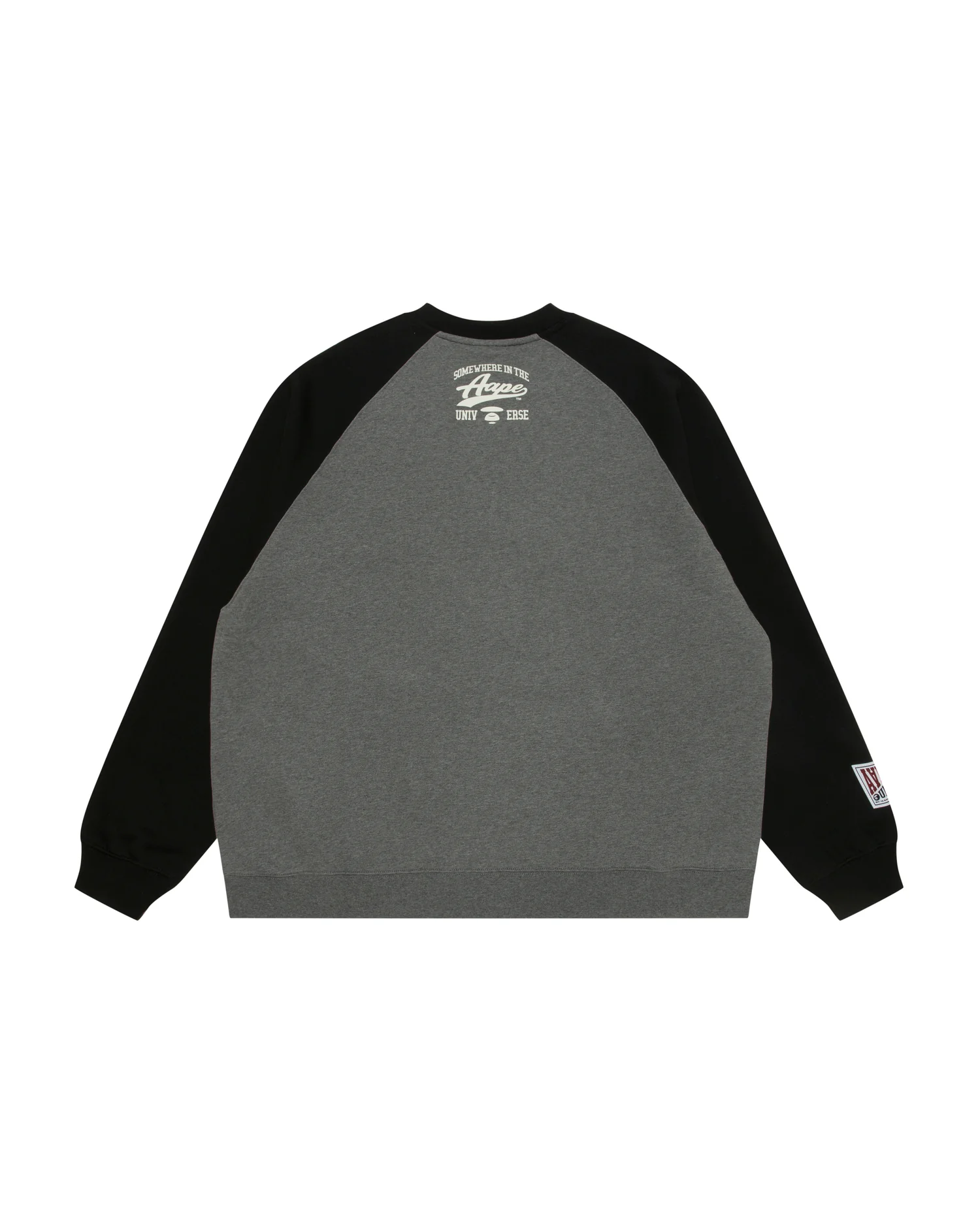 AAPE universe moonface logo raglan sweatshirt - Image 2
