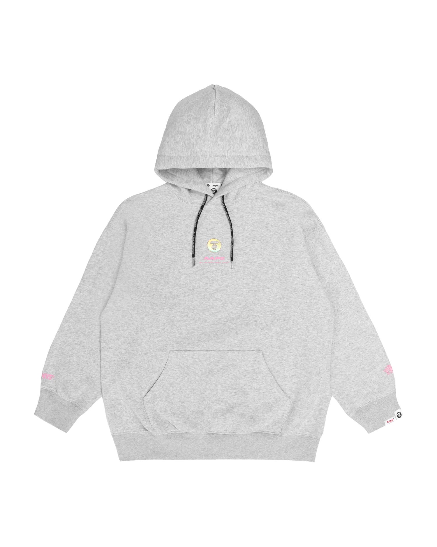 Moonface graphic print hoodie
