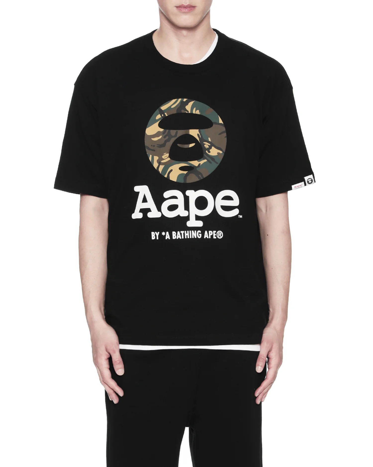Drop hem logo print tee - Image 2