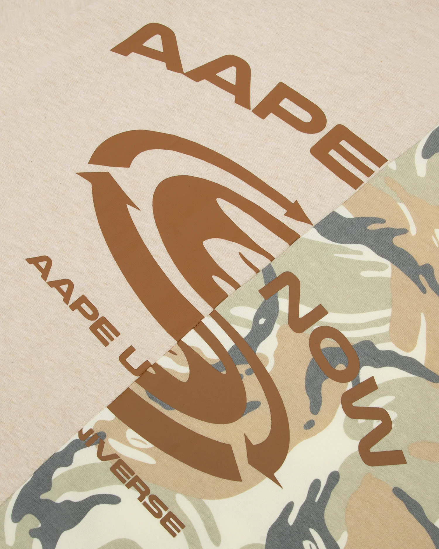 Moonface camo colour blocked tee - Image 5