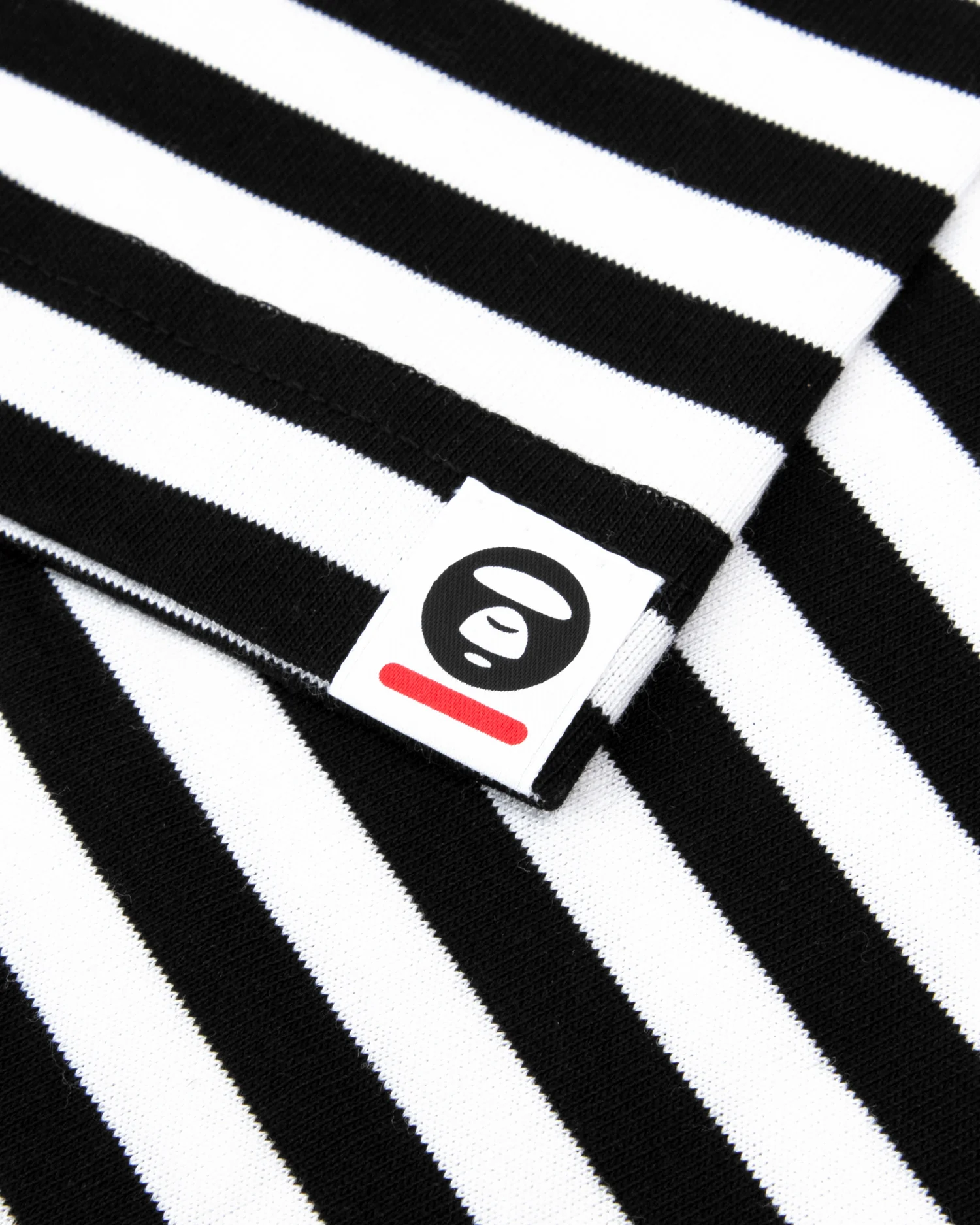 Moonface striped cotton tee - Image 10