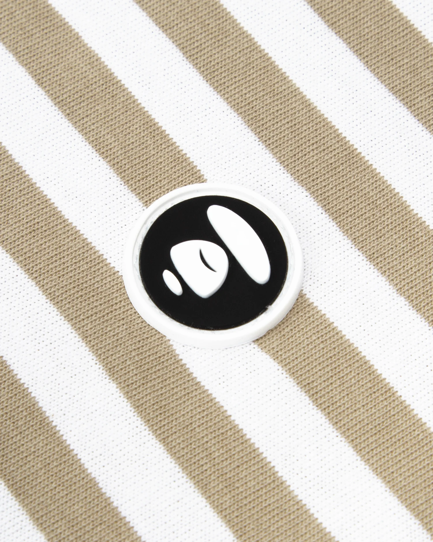 Moonface striped cotton tee - Image 3