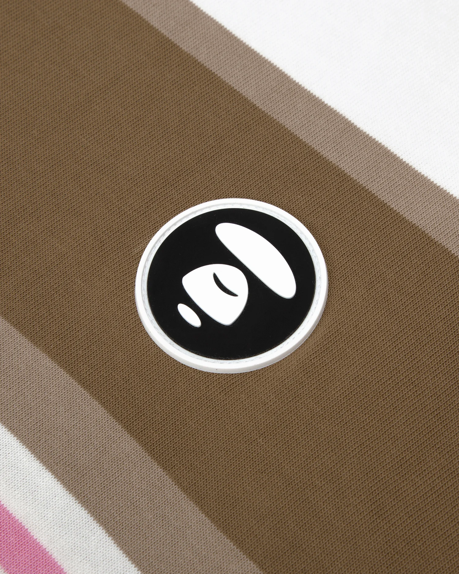 Moonface patch striped tee - Image 3