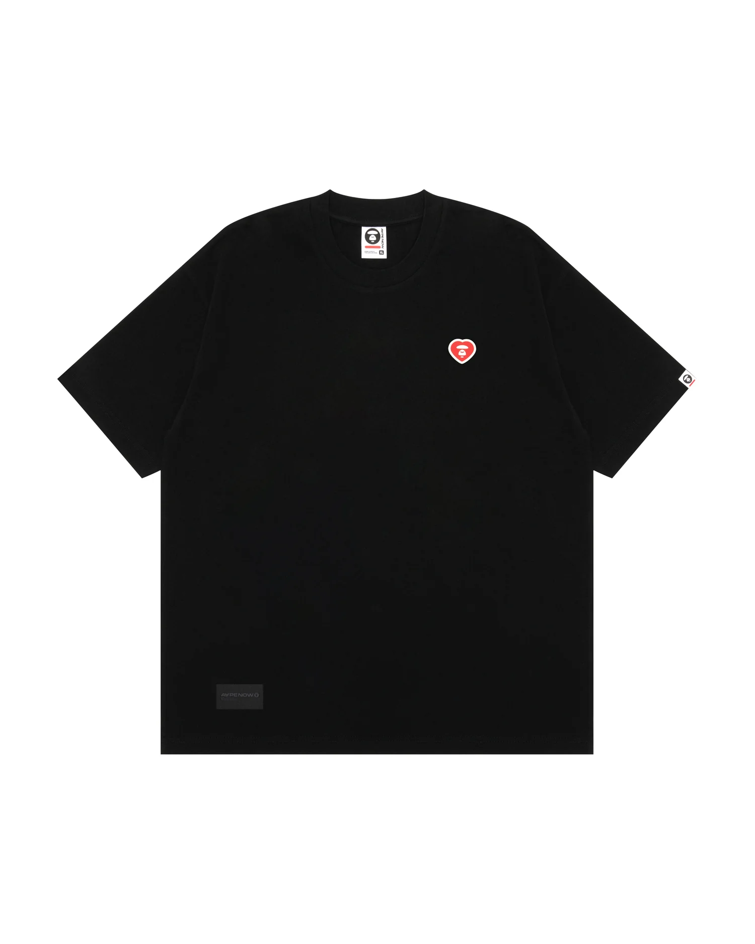 Moonface heart patch tee