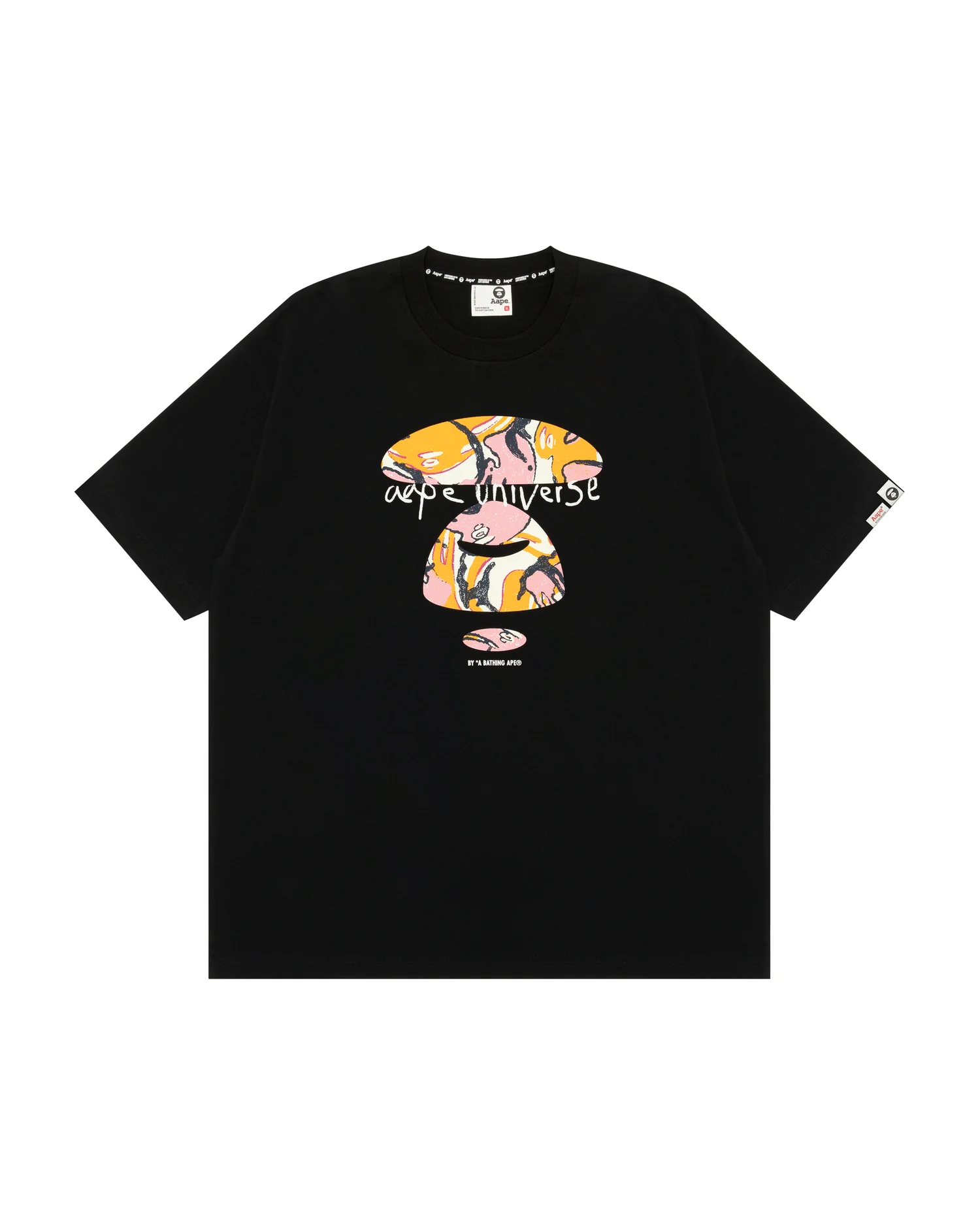 Moonface graffiti printed tee