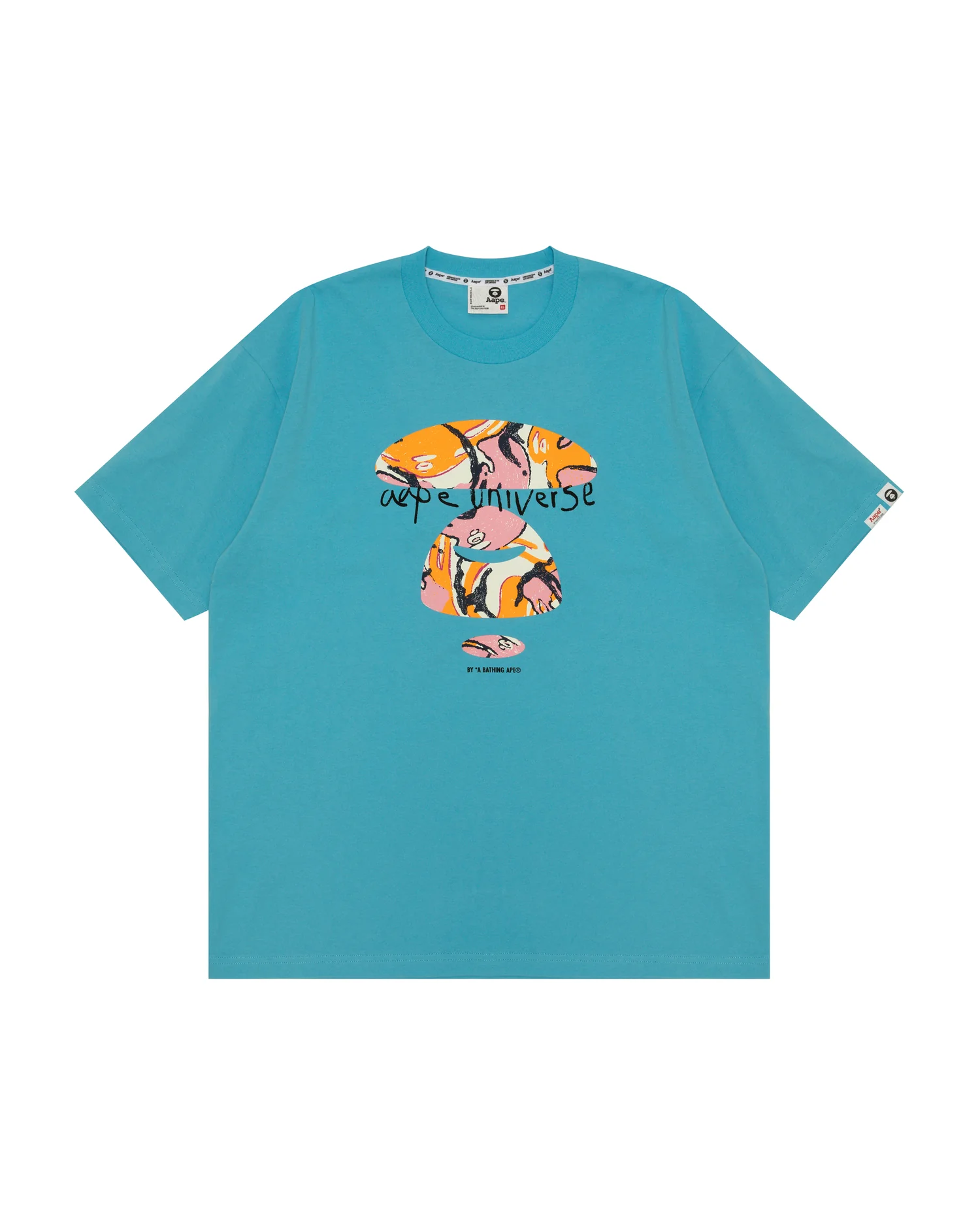 Moonface graffiti printed tee - Image 6