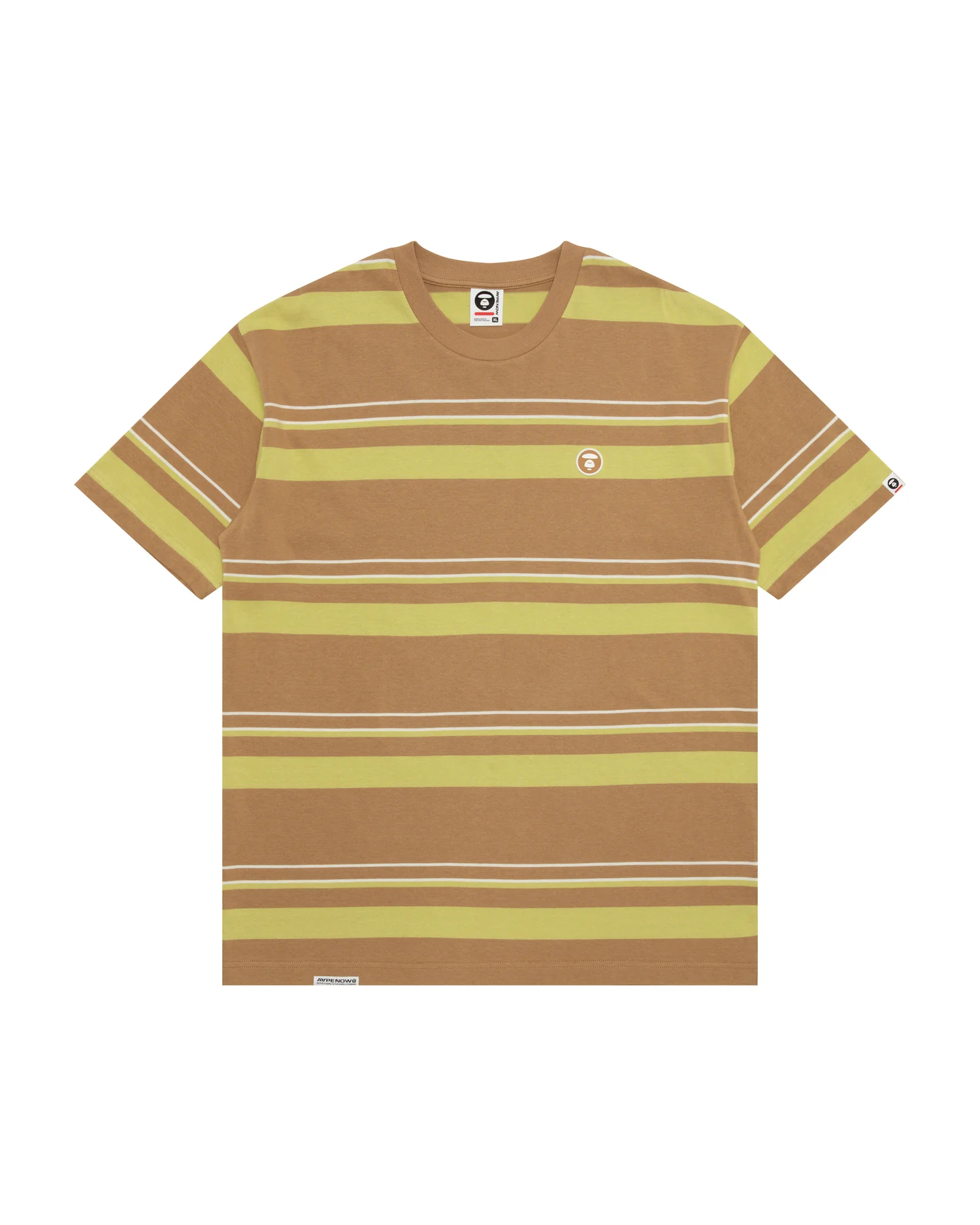 Moonface logo stripe tee