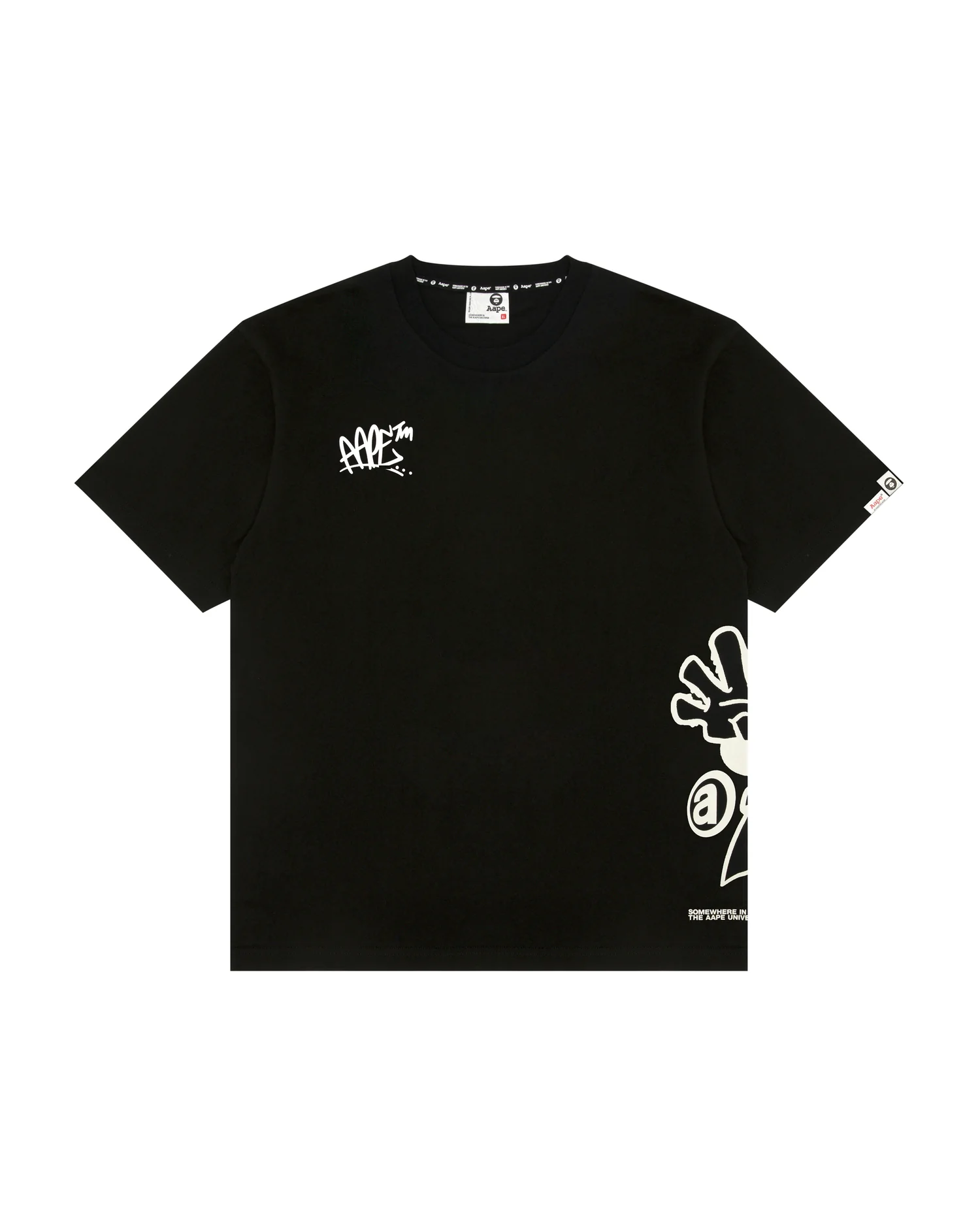 Moonface graphic print tee