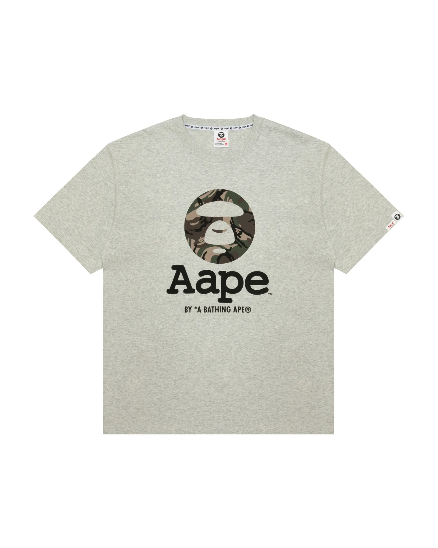 AAPEUNVS camo moonface tee