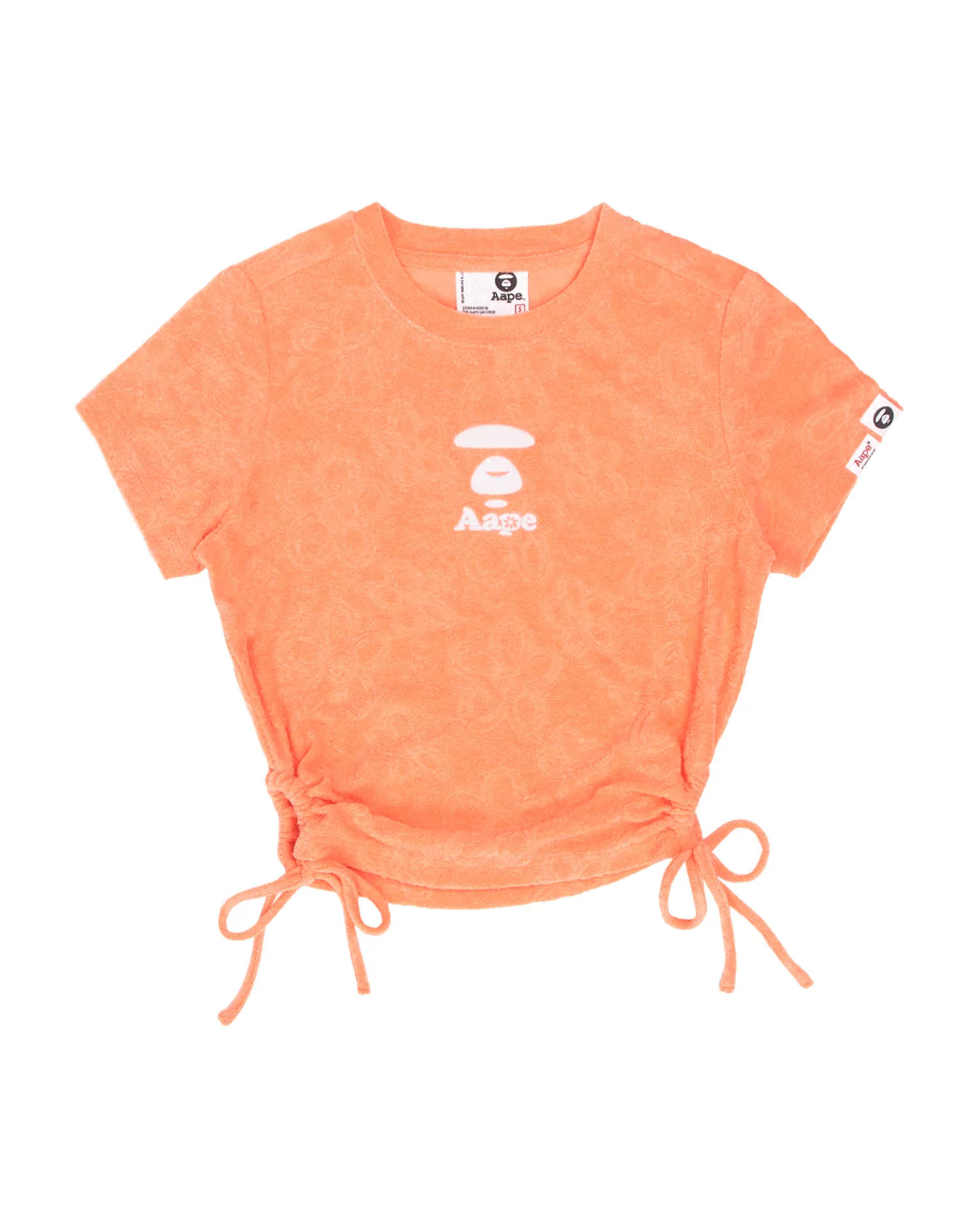Moonface embroidered patterned self-tie tee - Image 6