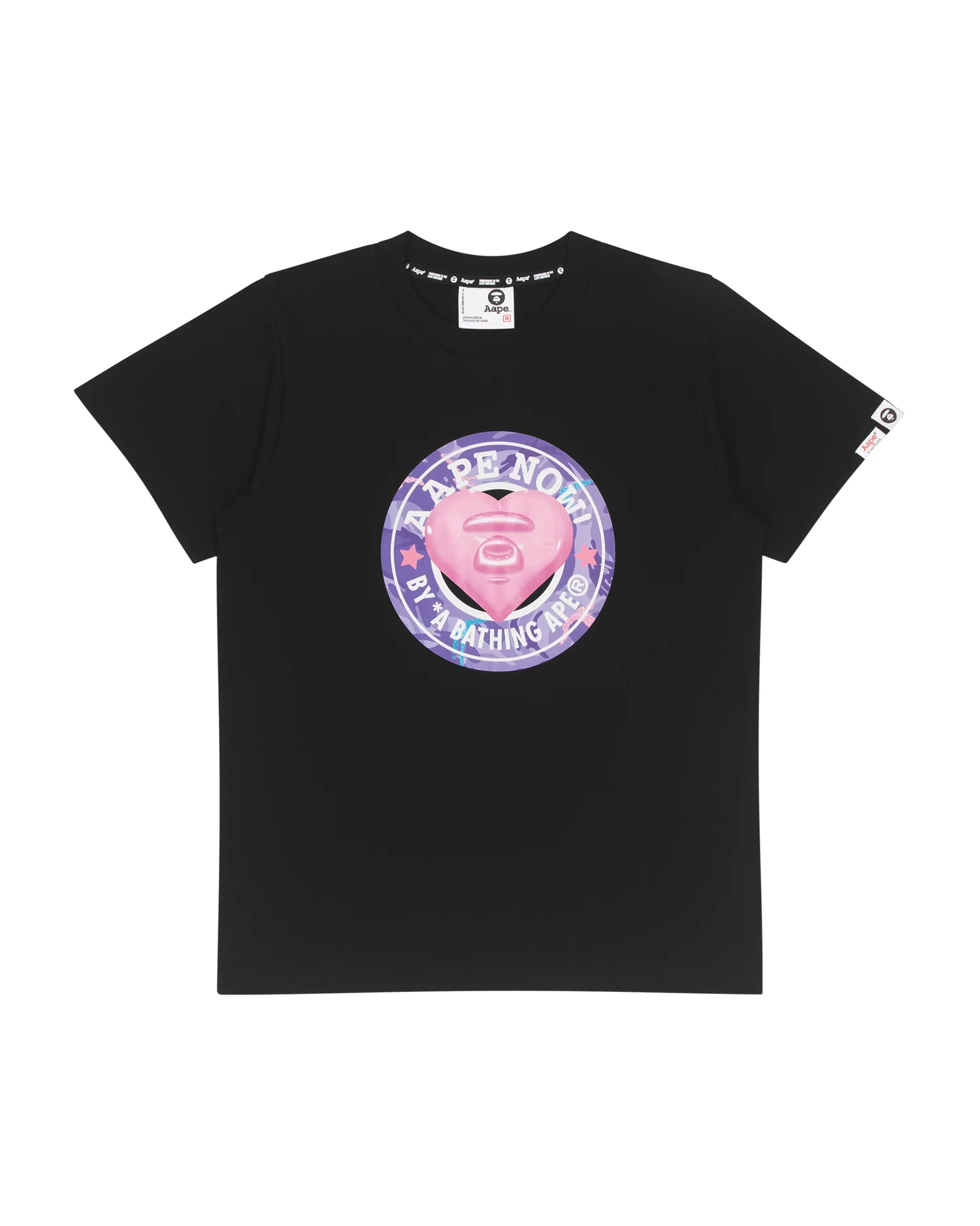 Moonface graphic printed tee
