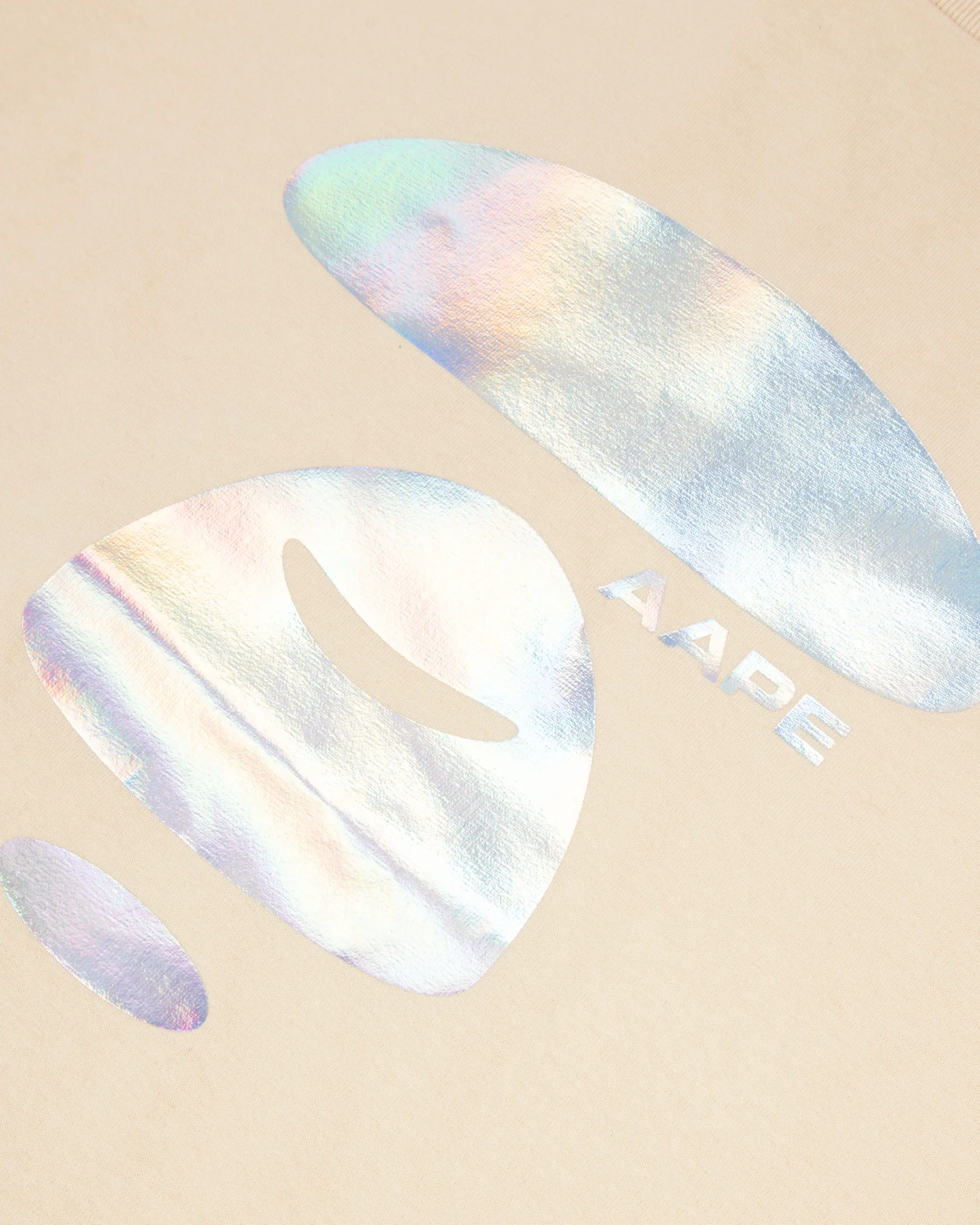 Moonface hologram printed tee - Image 3