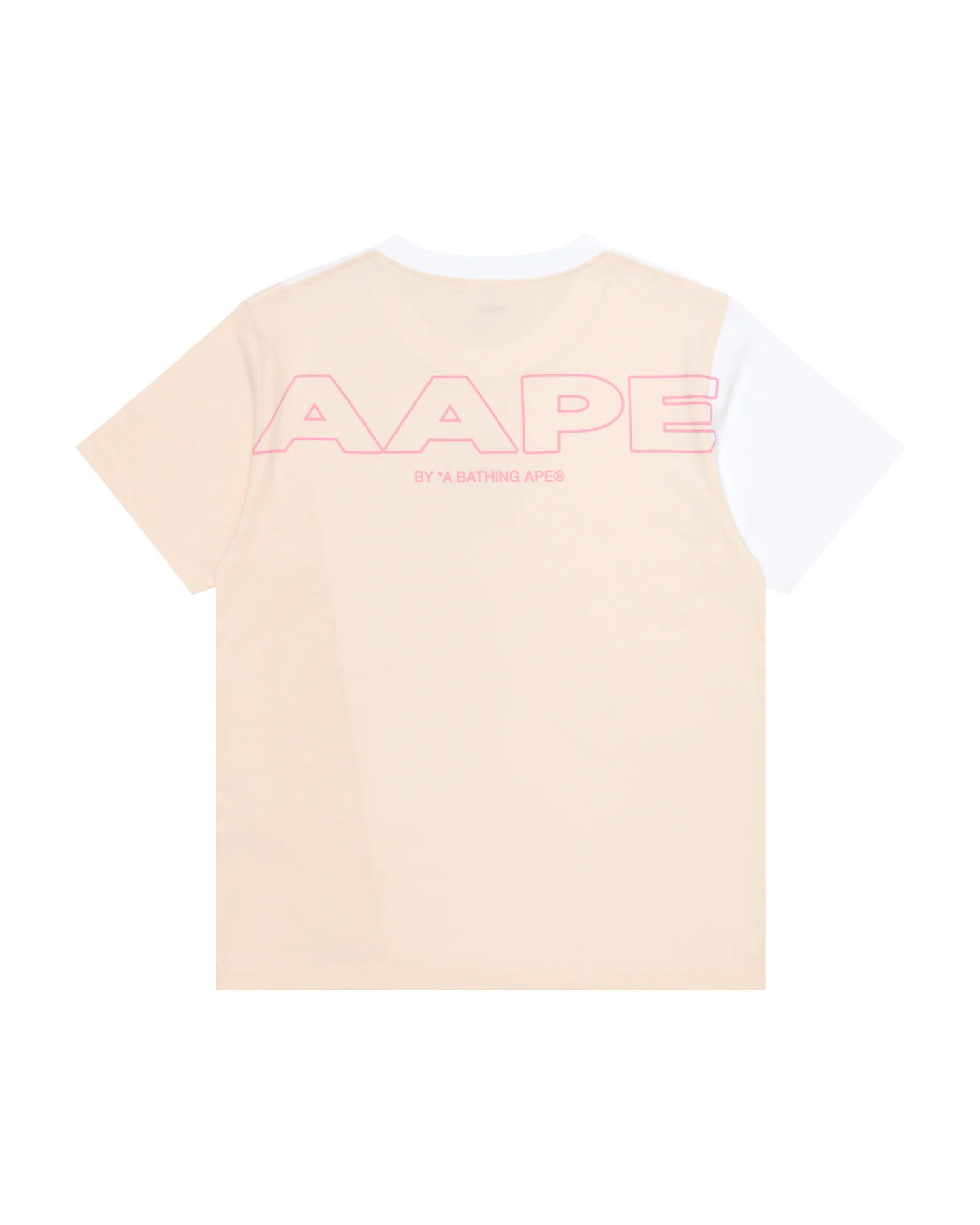 Moonface embossed panelled tee - Image 7