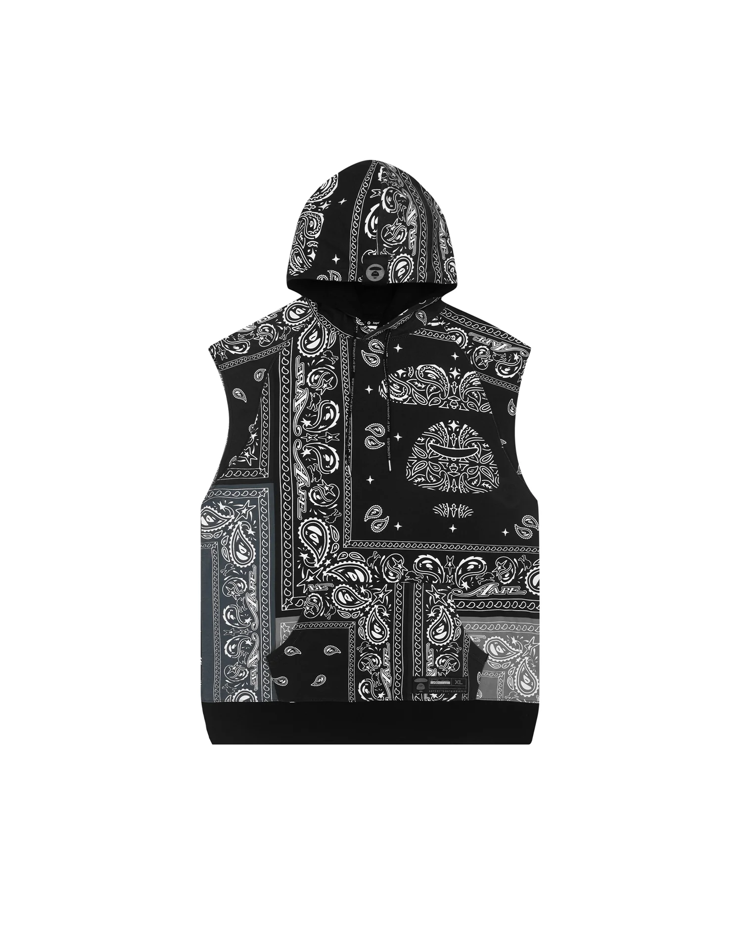 Printed hooded tank top
