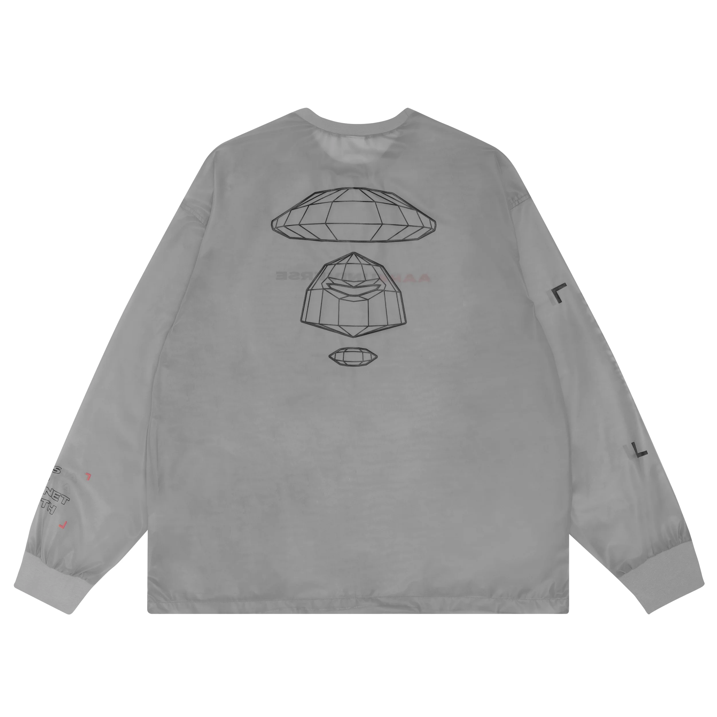 Sheer logo print tee - Image 2