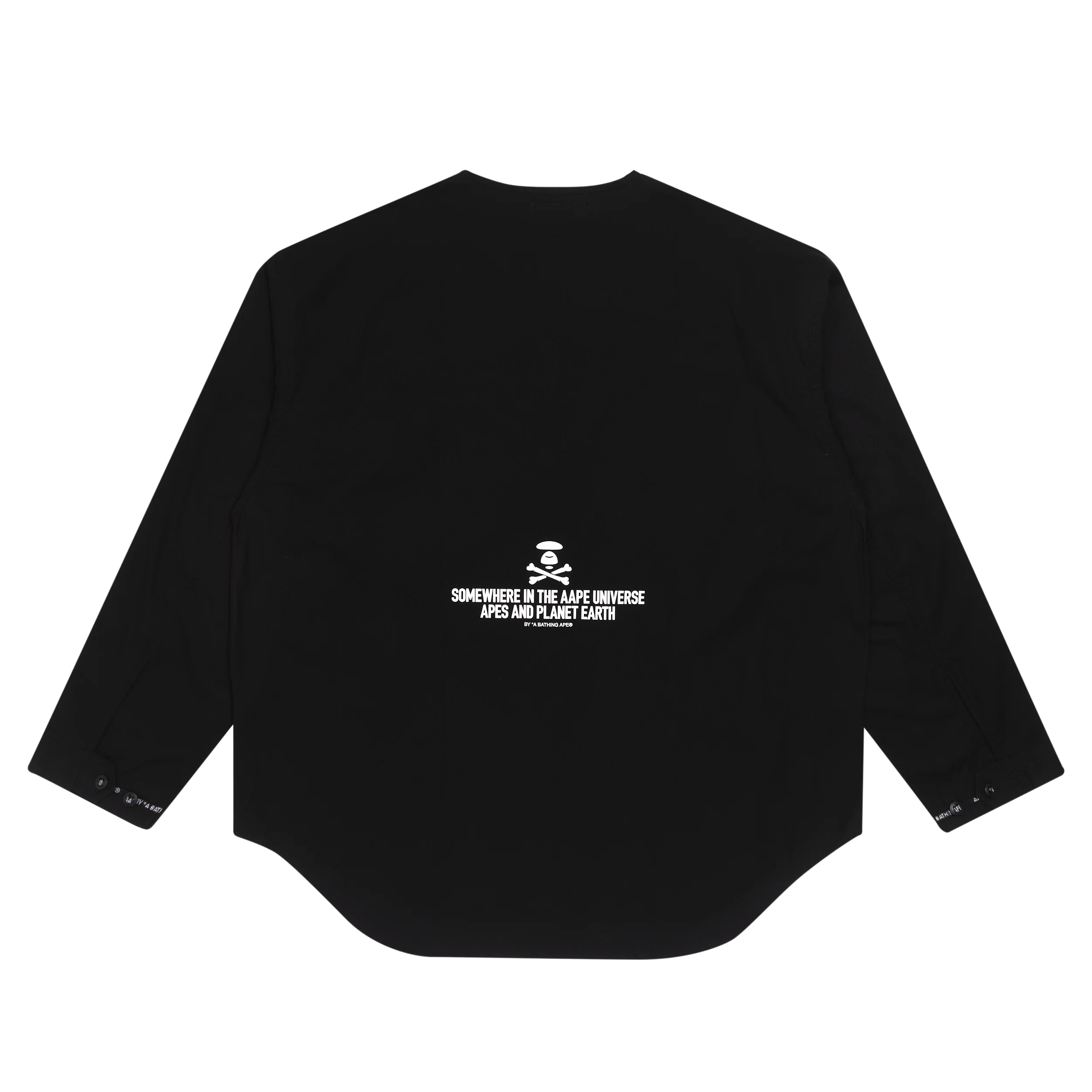 Collarless logo shirt - Image 2