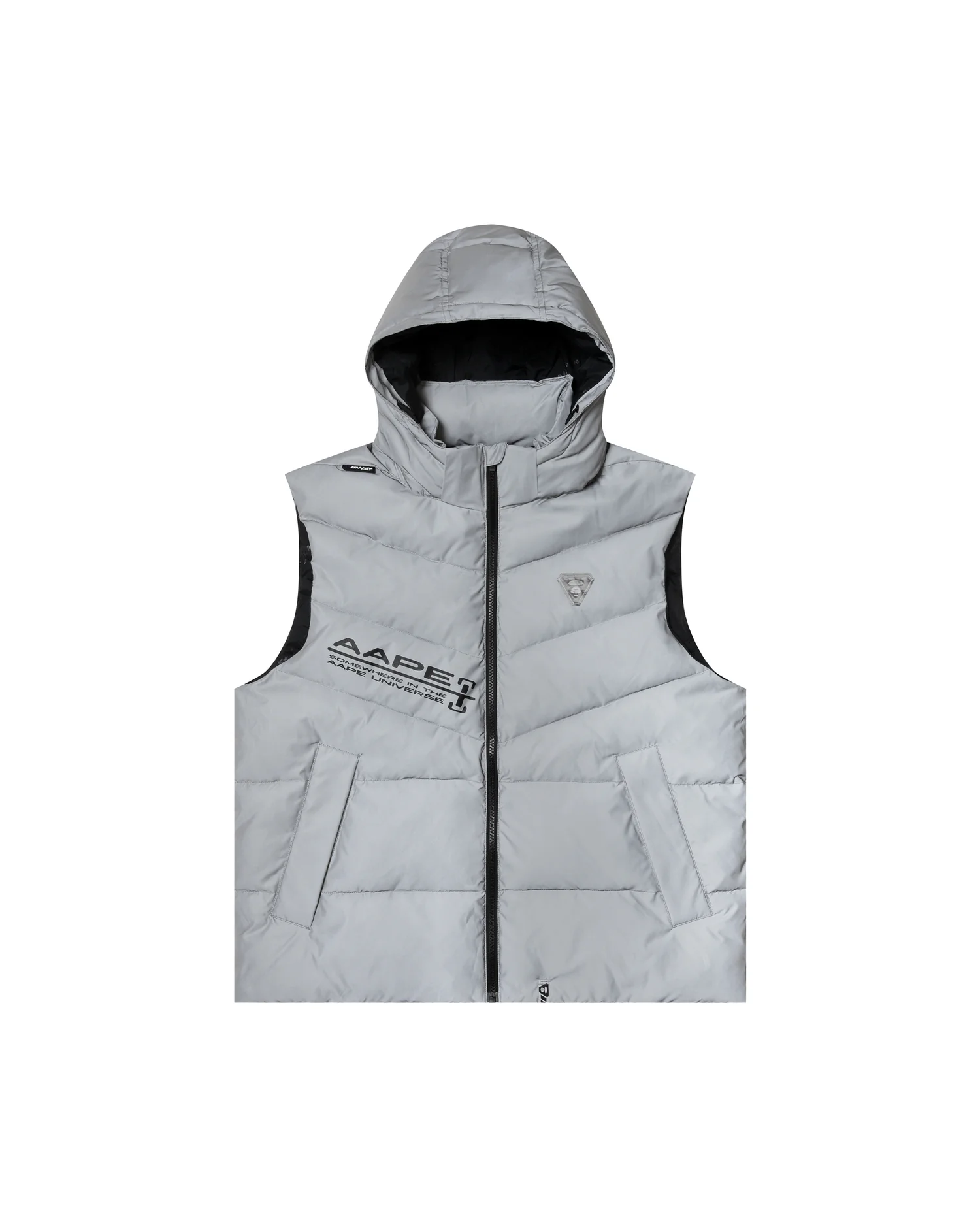 Moonface patch down vest