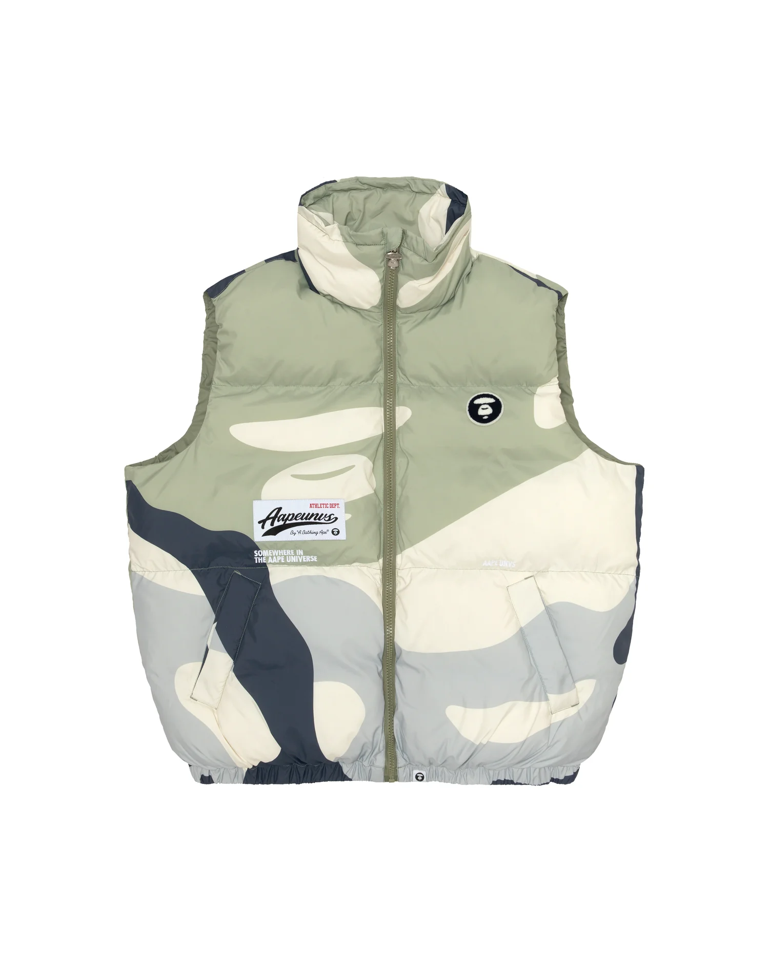 Moonface camo padded vest